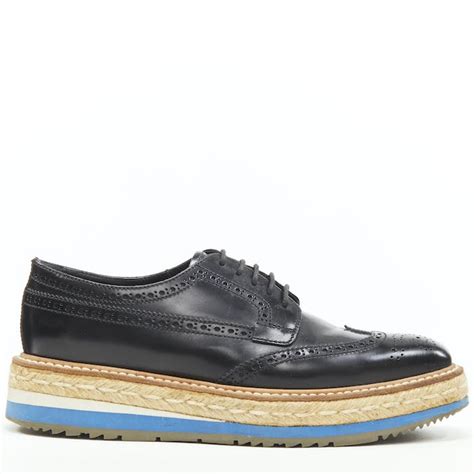 prada espadrilles brogues|prada brogues farfetch.